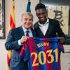 Jesse Bisiwu presentado como nuevo jugador del FC Barcelona