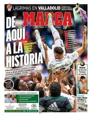 Marca: "De aquí a la historia"