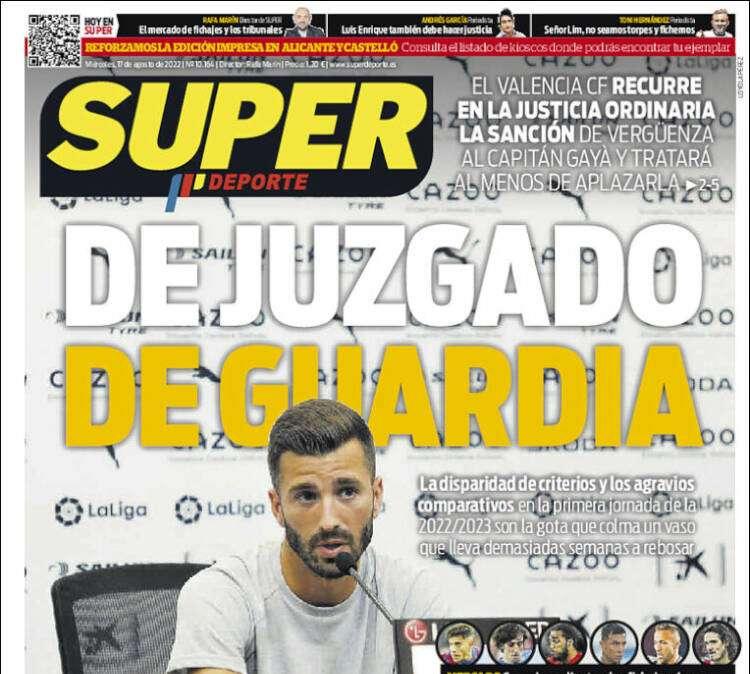 Superdeporte: "De juzgado de guardia"