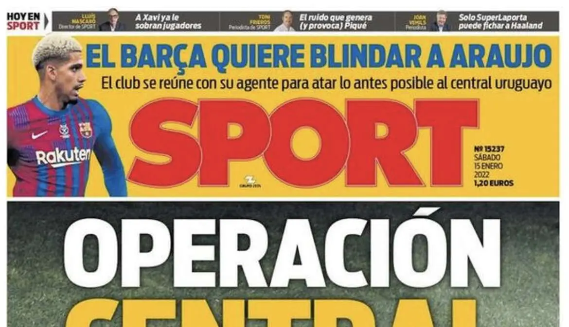 Sport: "Operación central"
