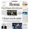 La Repubblica di Roma in prima pagina: "Lazio, Lotito sconfitto nell'affare Zarate"...