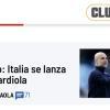"Bombazo": l'assalto dell'Italia a Pep Guardiola visto dai quotidiani in Spagna