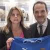 Katia Serra dona la sua maglia azzurra al Museo del Calcio: "Per me è un onore"