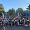 Lazio, il corteo di protesta contro Lotito arrivato al Flaminio: ci sono oltre 20 mila tifosi