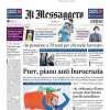 L'apertura de Il Messaggero sulla Lazio: "Ora si sogna in grande anche senza Ciro"...