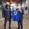 La maglia Azzurra numero 17 di Re Cecconi donata al Museo del Calcio di Coverciano...