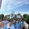 Lazio, via al corteo contro Lotito: sono 15 mila i tifosi presenti