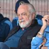De Laurentiis accoglie Mancini e Ranieri in azzurro: "Un grande in bocca al lupo...