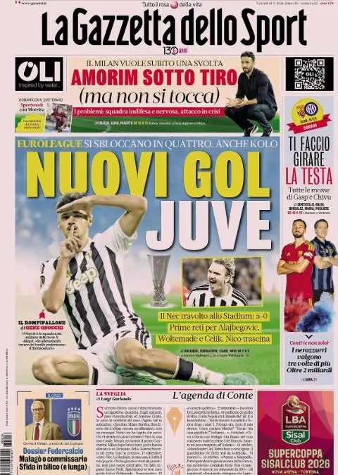 Le prime pagine dei quotidiani italiani e stranieri di oggi, venerdì 18 settembre