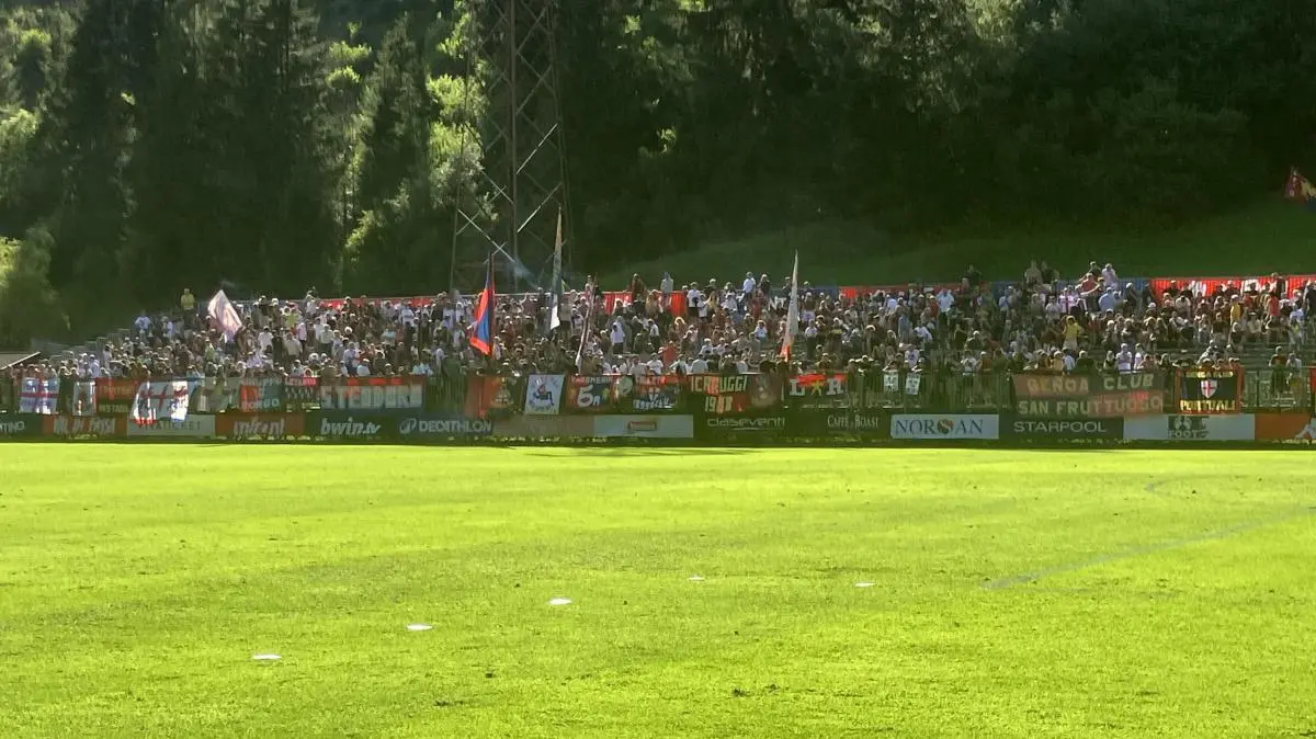Genoa, oggi l'ultimo atto del ritiro di Moena: alle 17 amichevole con il Vicenza