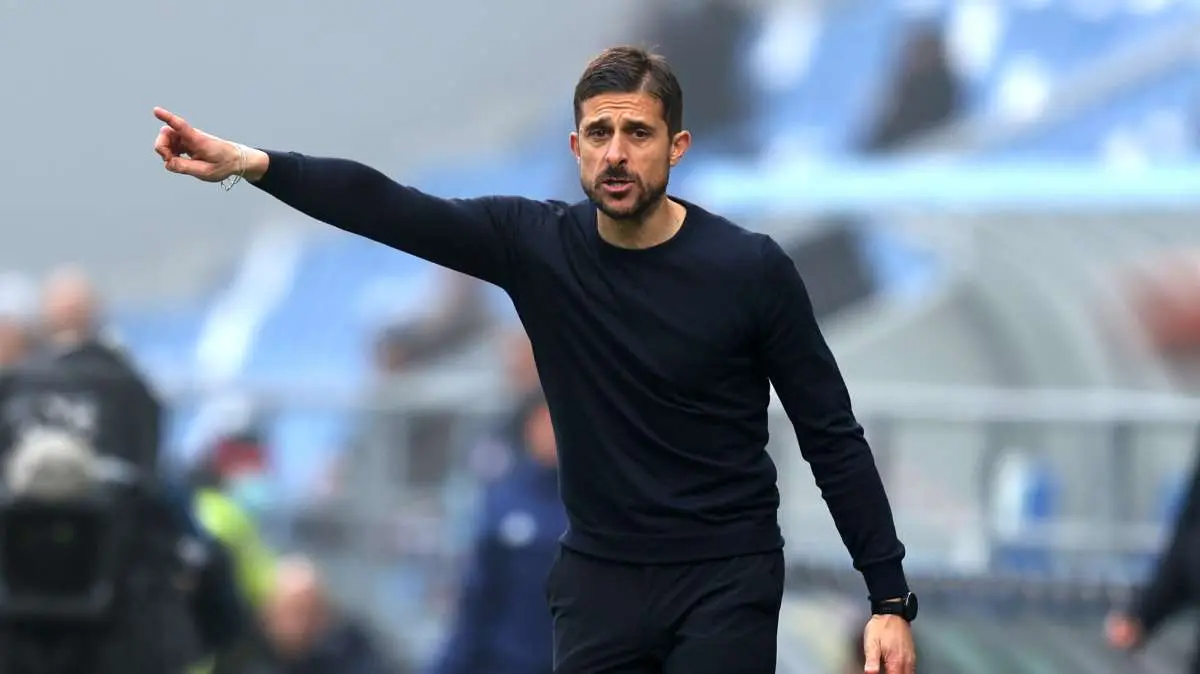 Sassuolo, Dionisi: "Abbiamo rimontato il Milan a San Siro, tenuto il risultato e meritato"