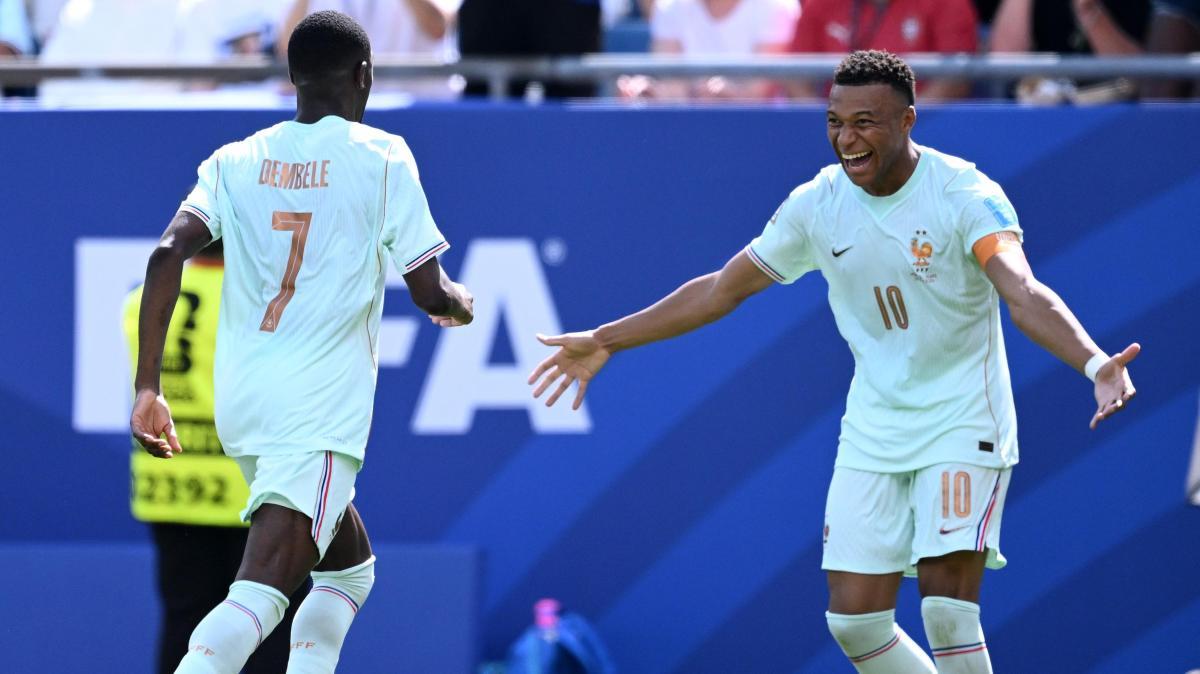 Dopo 182 reti arriva quella più corale: il terzo gol Dembélé coinvolge tutta la Francia