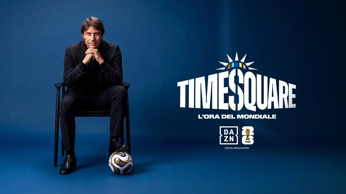 Antonio Conte ospite speciale di DAZN per la finalissima dei Mondiali 2026