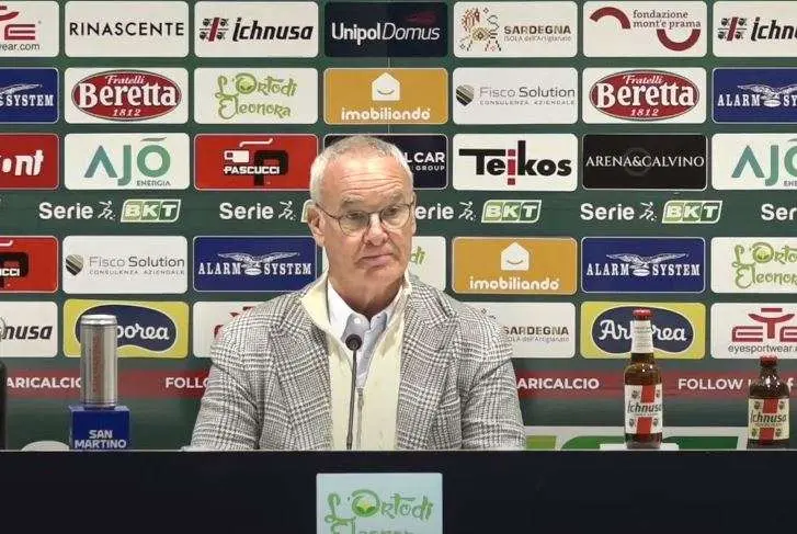 Cagliari, Ranieri: "Contento della prestazione. Non abbiamo mollato dopo l'1-1"