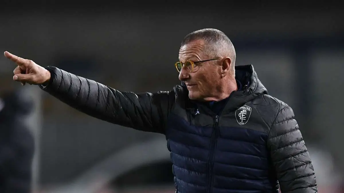 Empoli, Andreazzoli: "Non siamo stati fortunati. Ranocchia ha fatto un gol da centravanti"