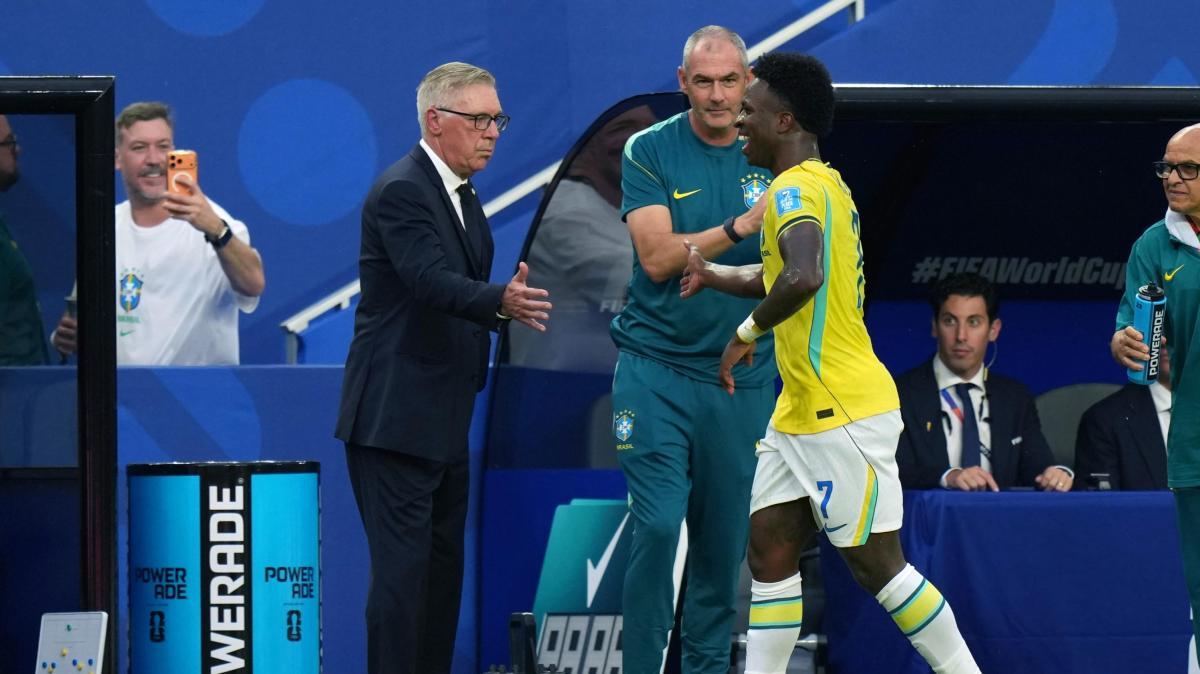 Brasile, Ancelotti: "Neymar ha giocato perché se lo meritava. Vinicius? Gol di testa raro per lui"